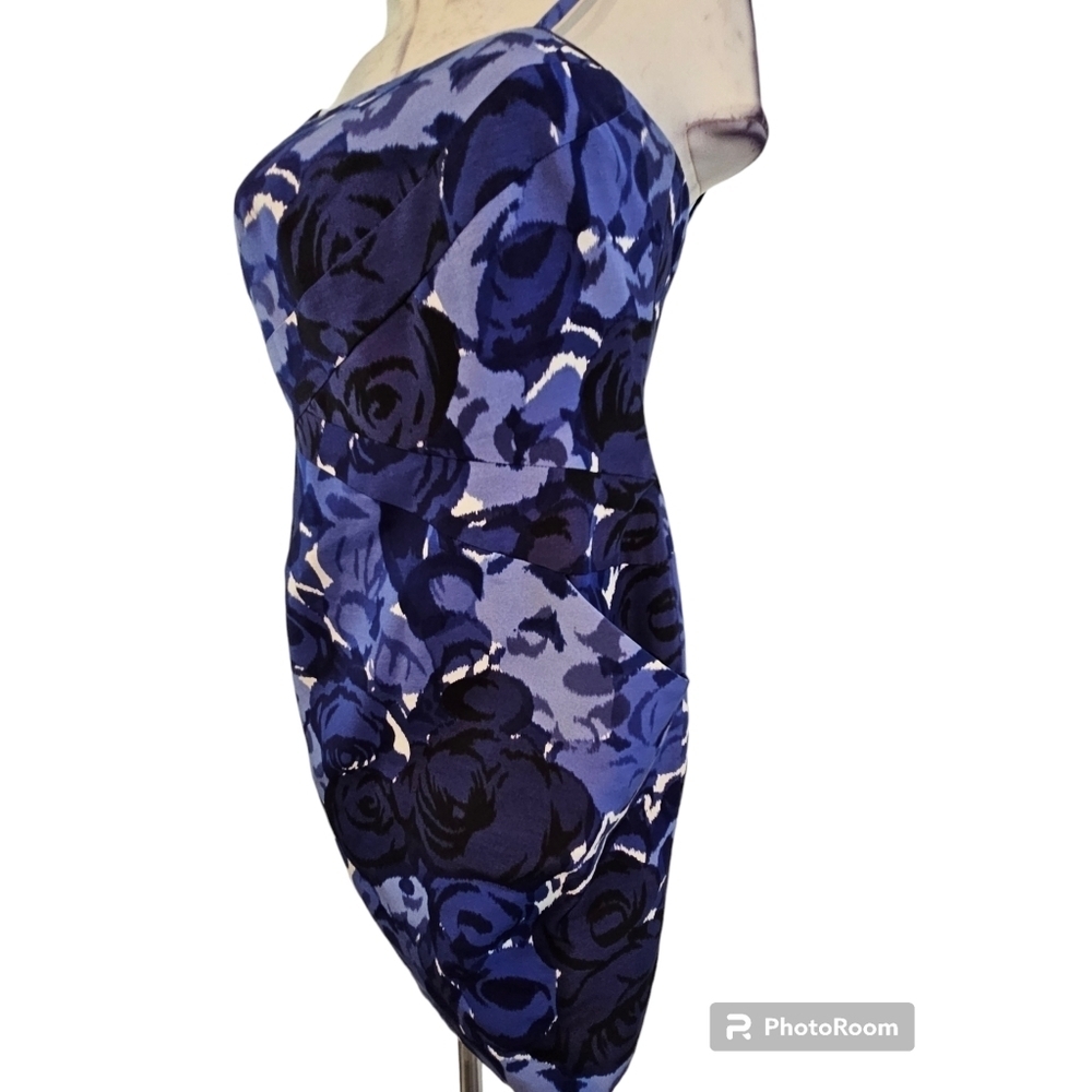 3/$25 Ann Taylor Size 2P Blue Purple Dress Day to Night - Picture 2 of 6